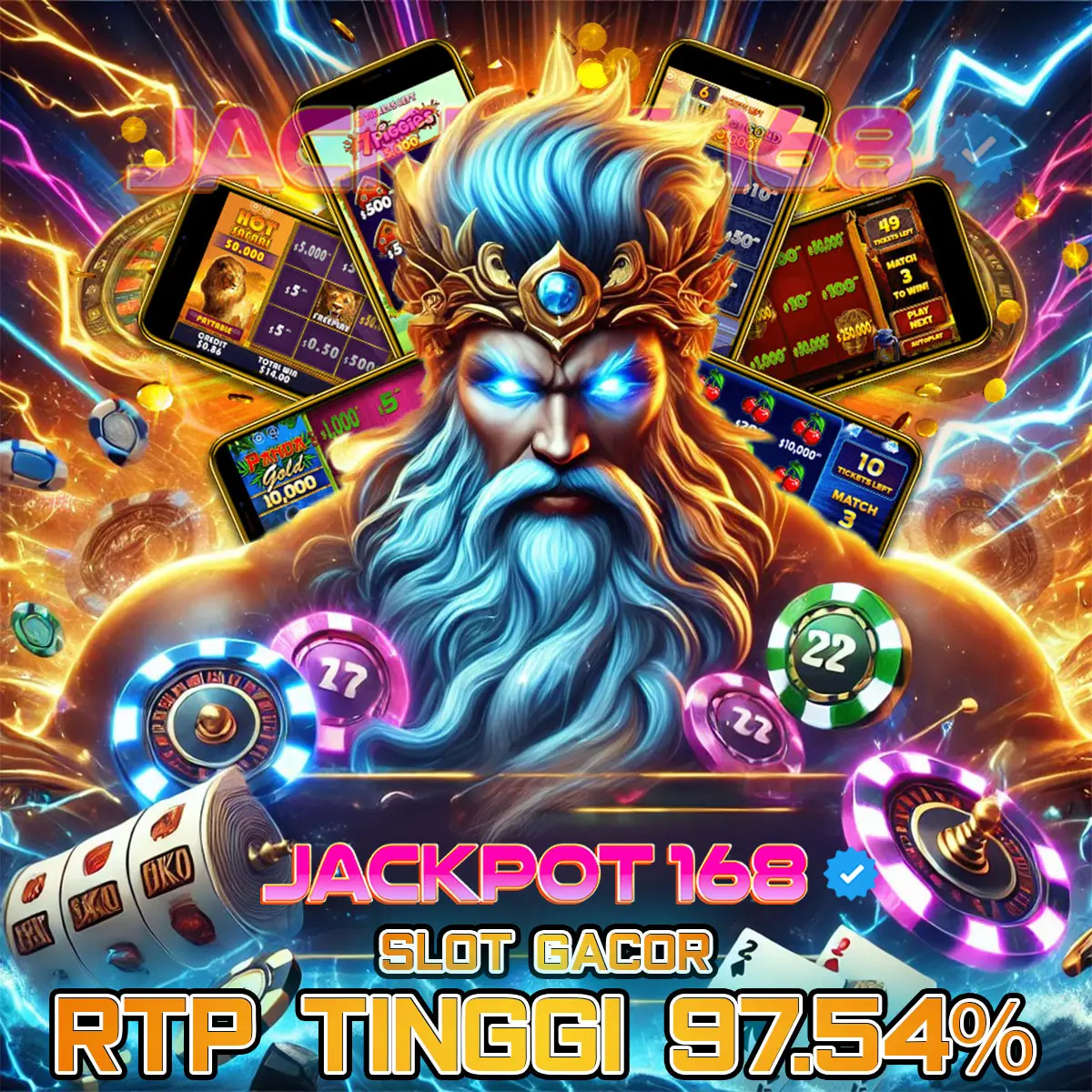 JACKPOT168 » Main Slot Santai, Cuan Meluncur Secepat Kilat